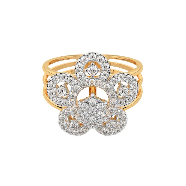 Leon Round Diamond Engagement Ring